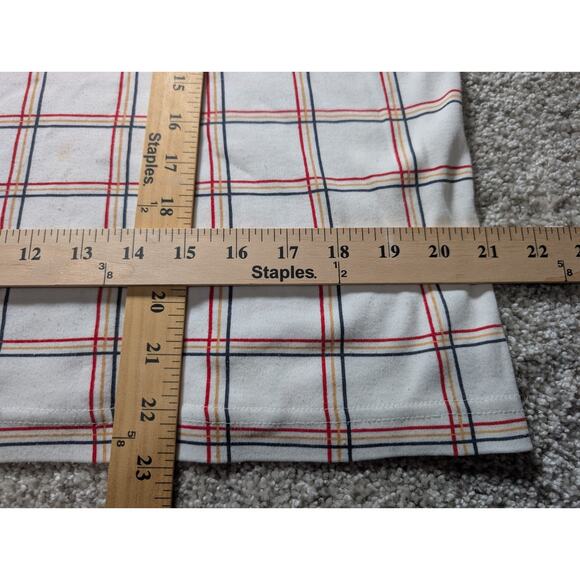 VTG Jason Maxwell 80s Women's Polo Shirt Multi Color Pastel Preppy Tennis M - Picture 3 of 4